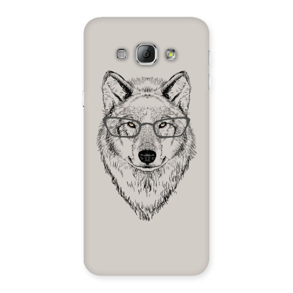 Nerdy Wolf Back Case for Galaxy A8