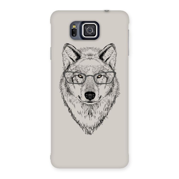 Nerdy Wolf Back Case for Galaxy Alpha