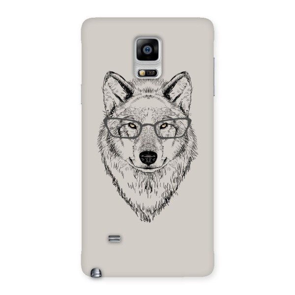 Nerdy Wolf Back Case for Galaxy Note 4