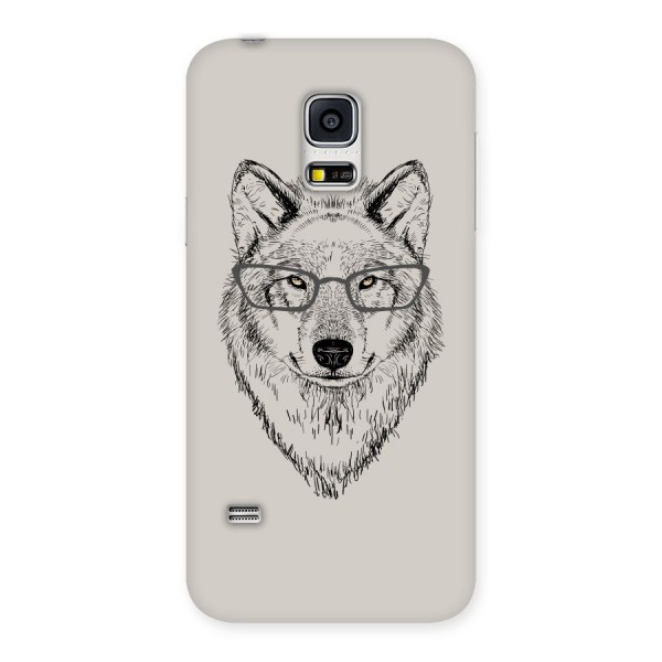 Nerdy Wolf Back Case for Galaxy S5 Mini