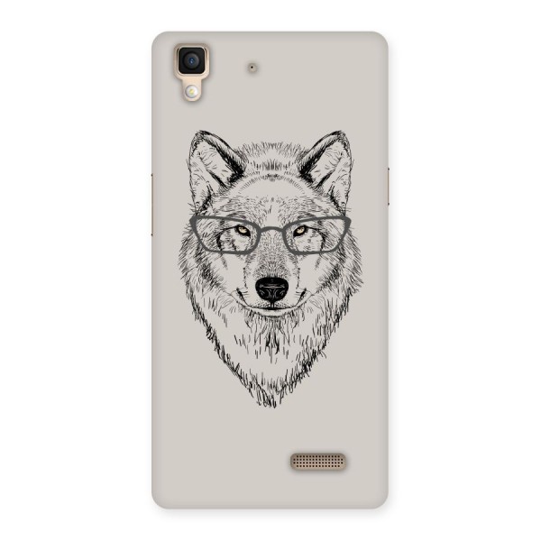 Nerdy Wolf Back Case for Oppo R7