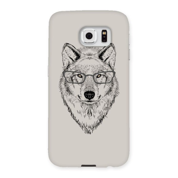 Nerdy Wolf Back Case for Samsung Galaxy S6