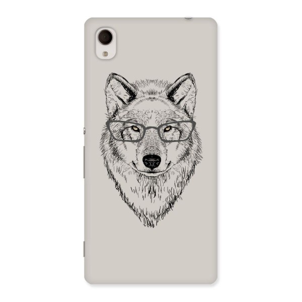 Nerdy Wolf Back Case for Xperia M4 Aqua