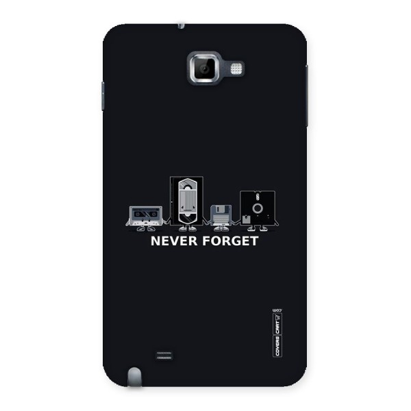 Never Forget Back Case for Galaxy Note