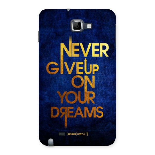 Never Give Up Back Case for Galaxy Note