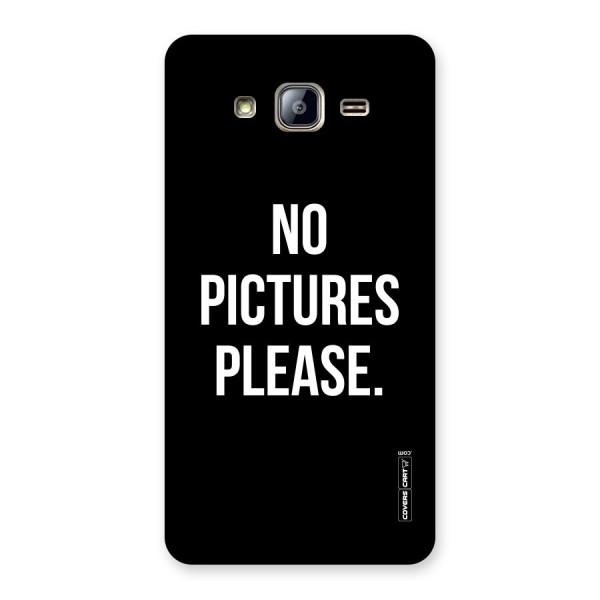 No Pictures Please Back Case for Galaxy On5