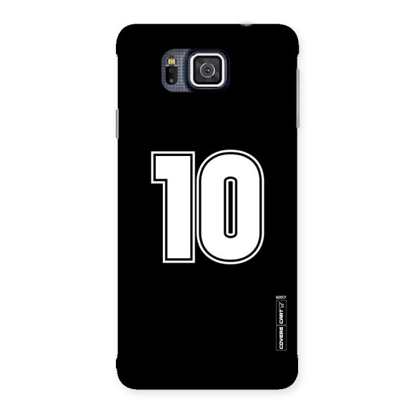 Number 10 Back Case for Galaxy Alpha