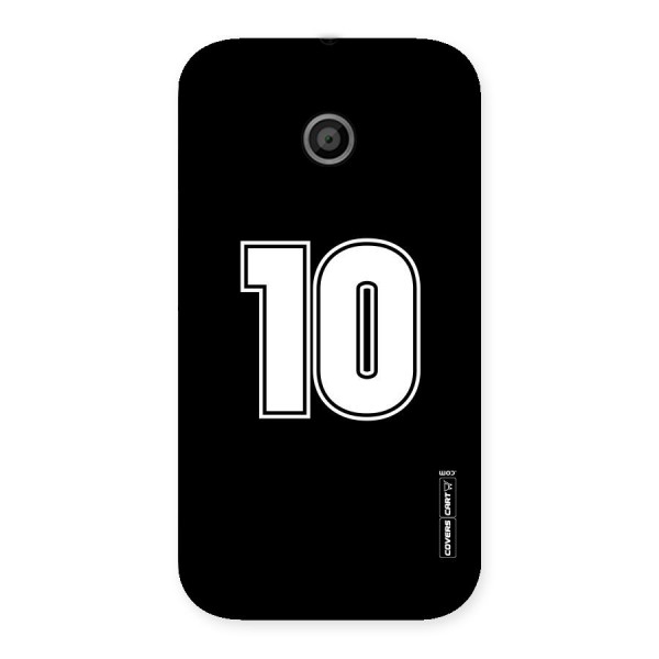 Number 10 Back Case for Moto E