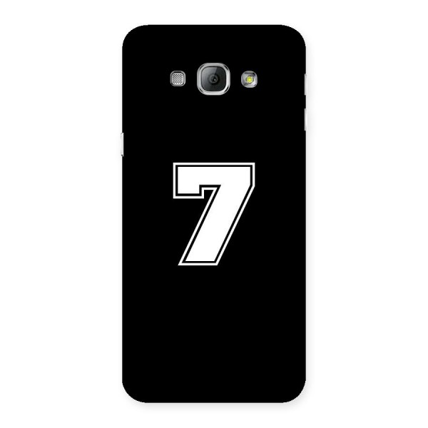 Number 7 Back Case for Galaxy A8