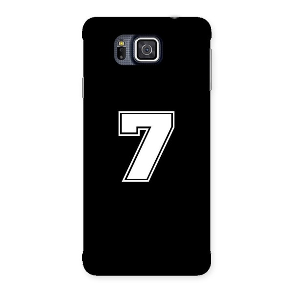 Number 7 Back Case for Galaxy Alpha