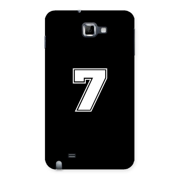 Number 7 Back Case for Galaxy Note