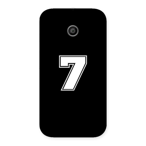 Number 7 Back Case for Moto E