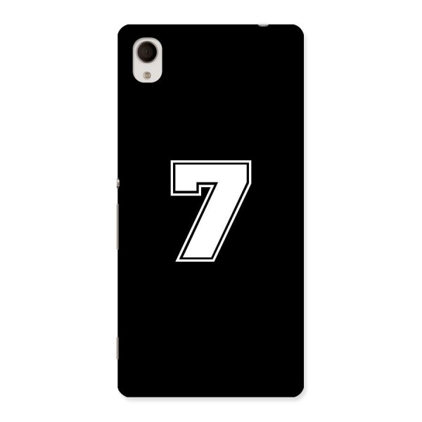 Number 7 Back Case for Xperia M4 Aqua