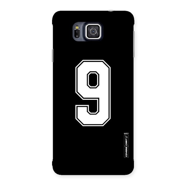 Number 9 Back Case for Galaxy Alpha