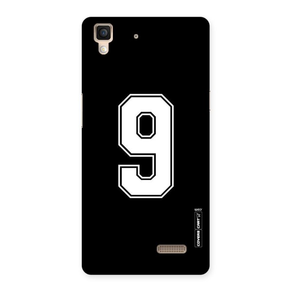 Number 9 Back Case for Oppo R7