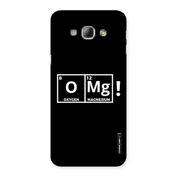 OMG Chemistry Pun Back Case for Galaxy A8