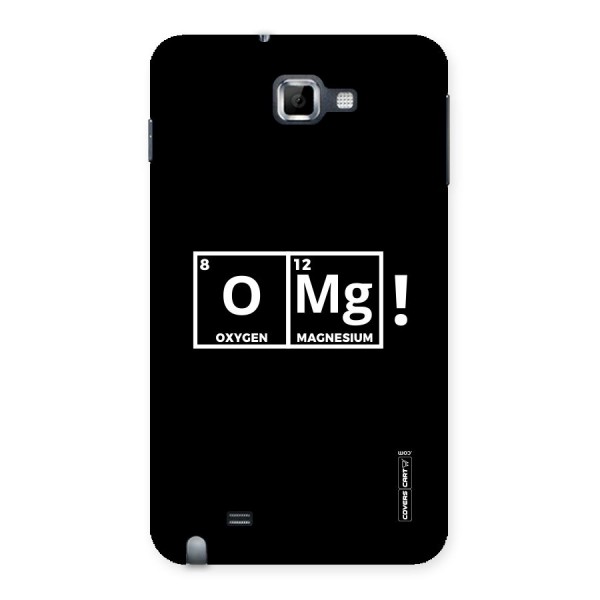 OMG Chemistry Pun Back Case for Galaxy Note