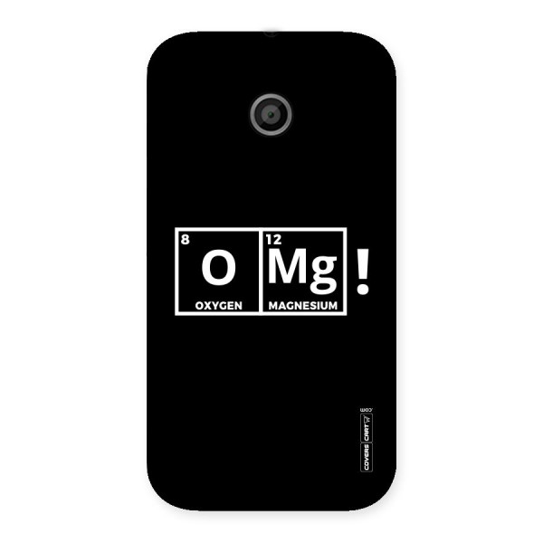 OMG Chemistry Pun Back Case for Moto E