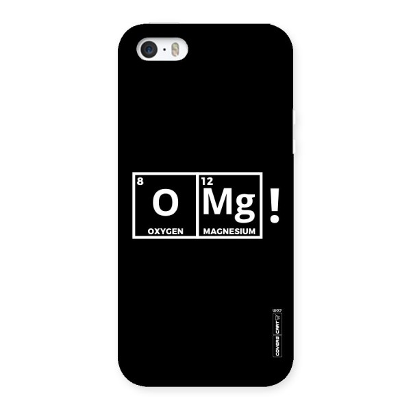 OMG Chemistry Pun Back Case for iPhone SE