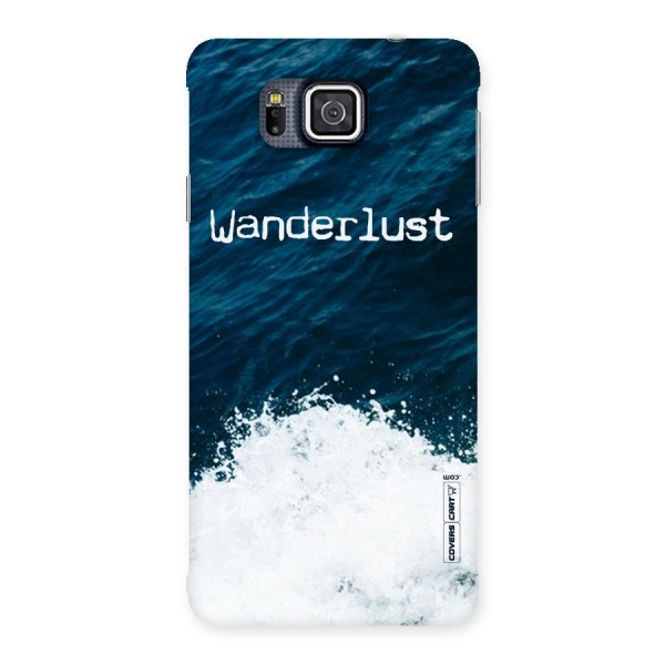 Ocean Wanderlust Back Case for Galaxy Alpha