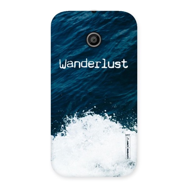 Ocean Wanderlust Back Case for Moto E