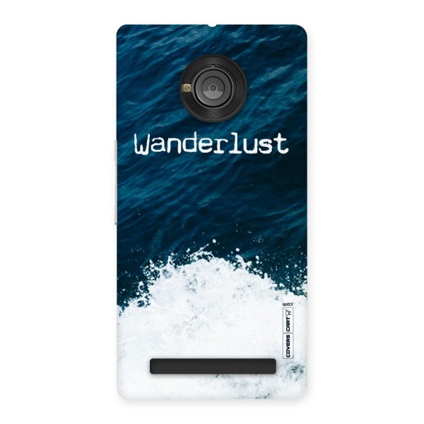 Ocean Wanderlust Back Case for Yu Yuphoria