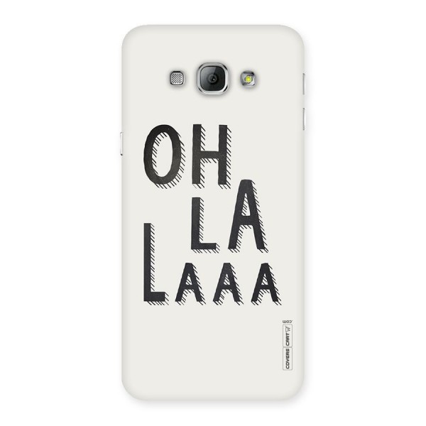 Oh La La Back Case for Galaxy A8