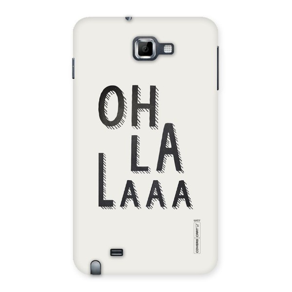 Oh La La Back Case for Galaxy Note