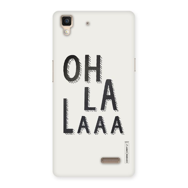 Oh La La Back Case for Oppo R7