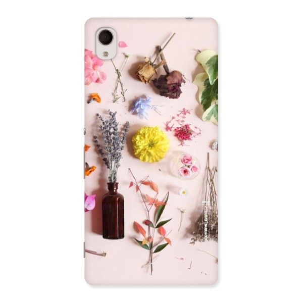 Old Petals Back Case for Xperia M4 Aqua