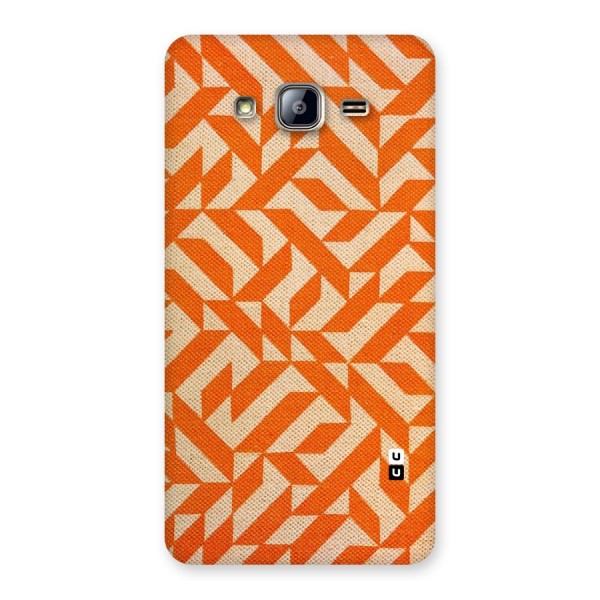 Orange Beige Pattern Back Case for Galaxy On5