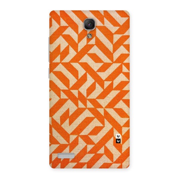 Orange Beige Pattern Back Case for Redmi Note