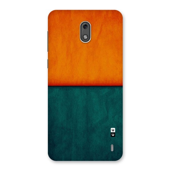 Orange Green Shade Back Case for Nokia 2