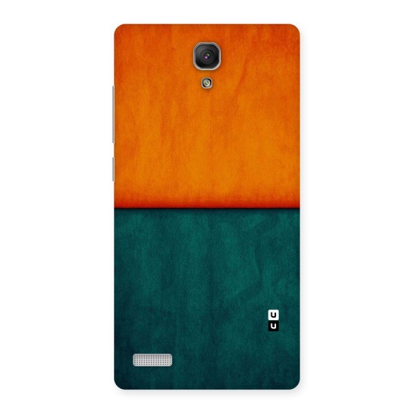 Orange Green Shade Back Case for Redmi Note