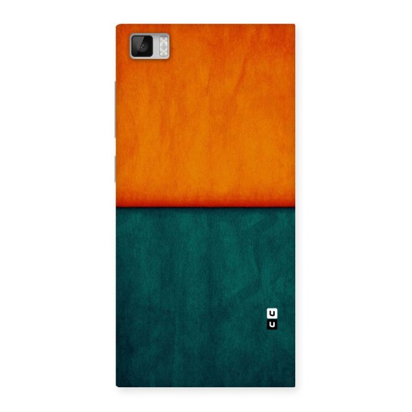 Orange Green Shade Back Case for Xiaomi Mi3