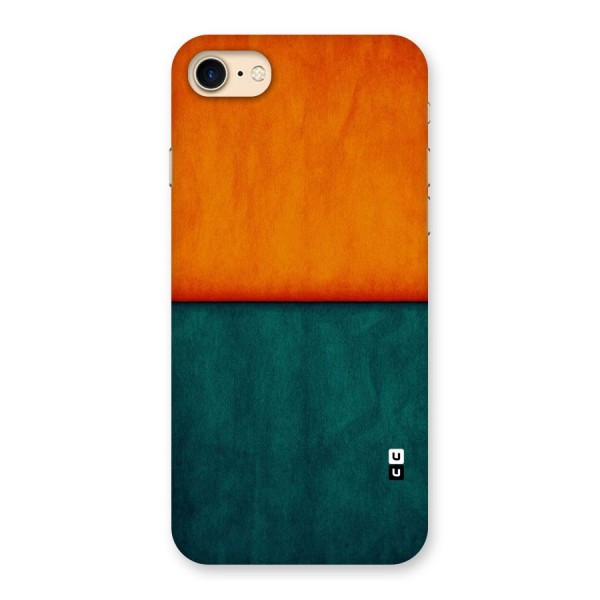 Orange Green Shade Back Case for iPhone 7