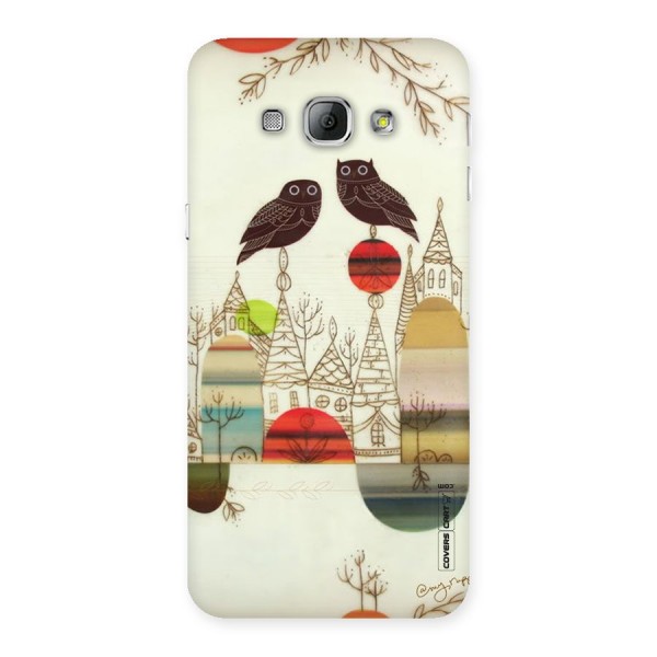 Owl Art Back Case for Galaxy A8