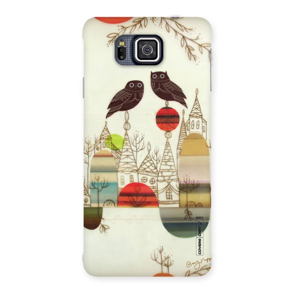 Owl Art Back Case for Galaxy Alpha