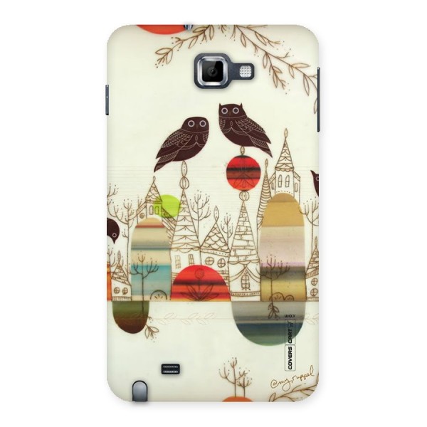 Owl Art Back Case for Galaxy Note