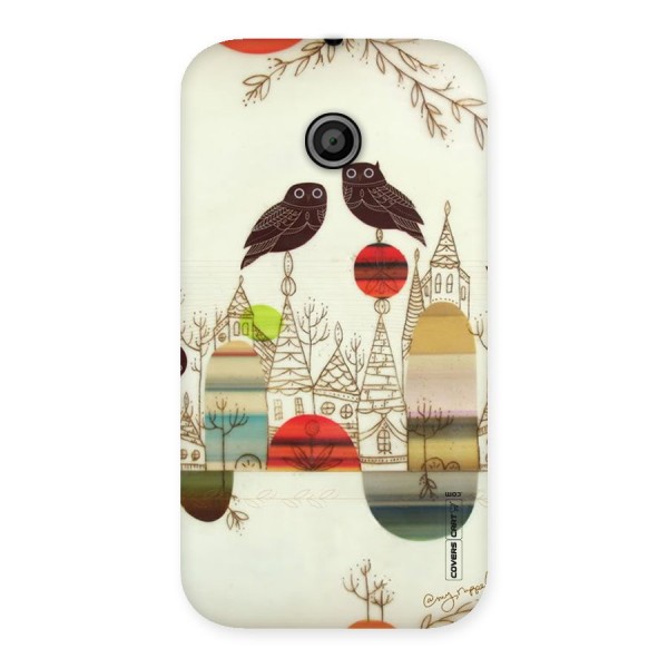 Owl Art Back Case for Moto E