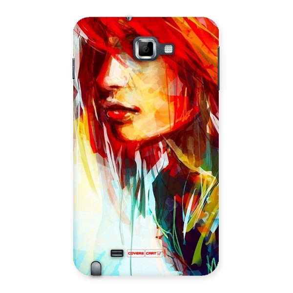 Painted Girl Back Case for Galaxy Note