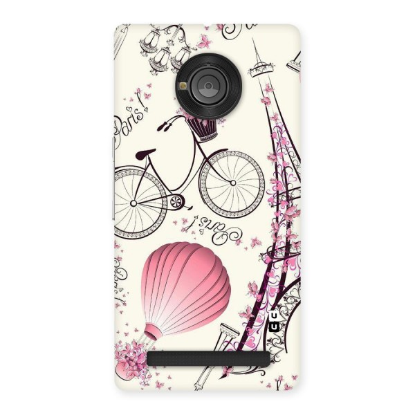 Paris Clipart Back Case for Yu Yuphoria