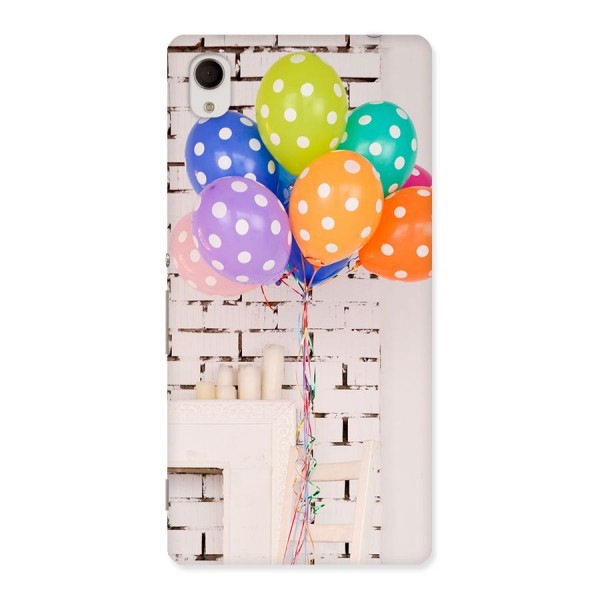 Party Balloons Back Case for Xperia M4 Aqua