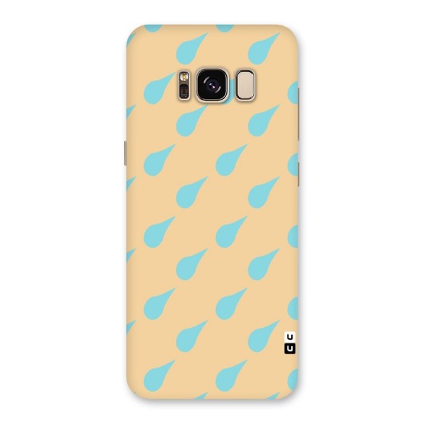 Pastel Orange Drops Back Case for Galaxy S8