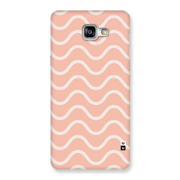 Pastel Peach Waves Back Case for Galaxy A9