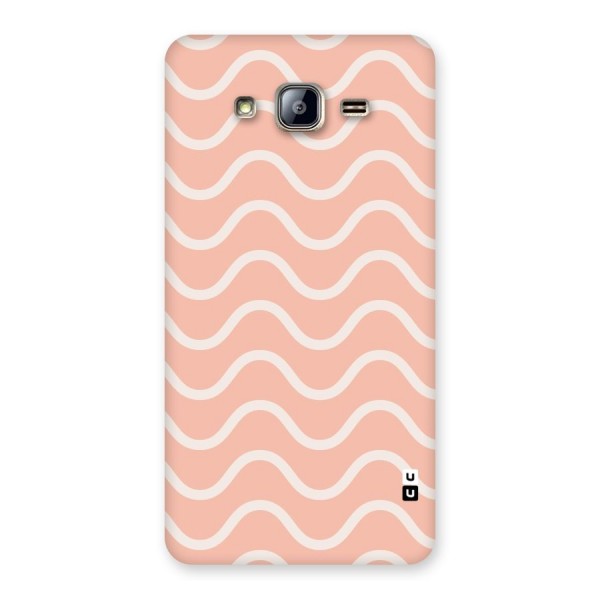 Pastel Peach Waves Back Case for Galaxy On5