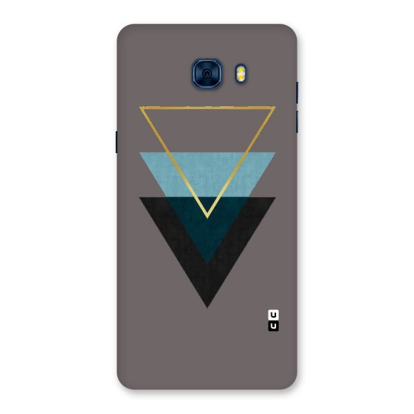 Pastel Triangle Back Case for Galaxy C7 Pro