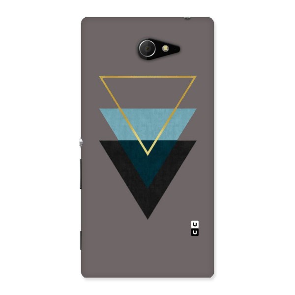 Pastel Triangle Back Case for Sony Xperia M2