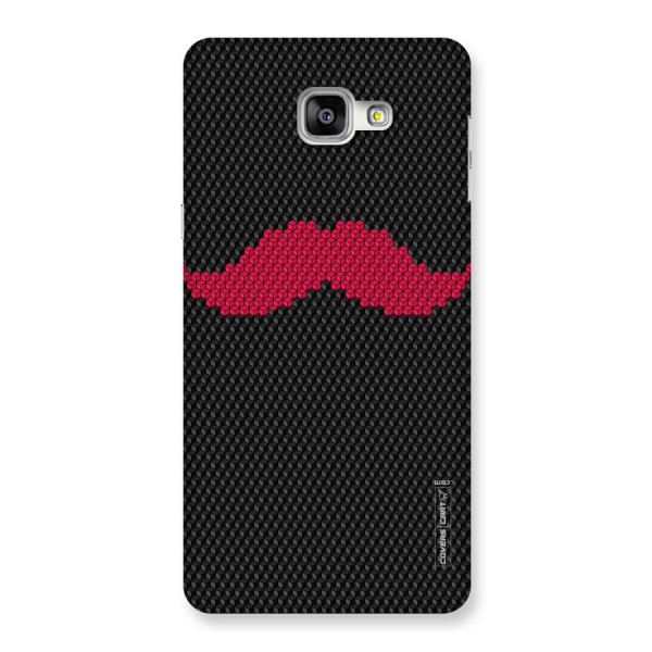 Pink Moustache Back Case for Galaxy A9