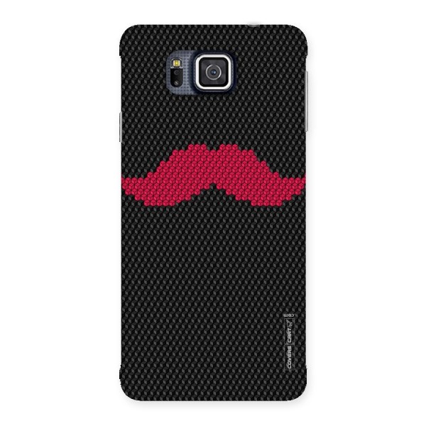 Pink Moustache Back Case for Galaxy Alpha